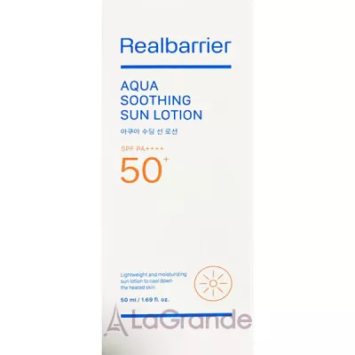 Real Barrier Aqua Soothing Sun Lotion SPF50+ PA++++      䳺 SPF50+ PA++++