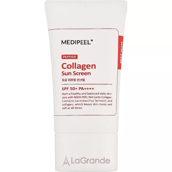 Medi-Peel Red Lacto Peptide Collagen Pore Lifting Sun Cream SPF 50+ PA++++ �������������� ���� ��� ������� ��� � ���������� � ���������