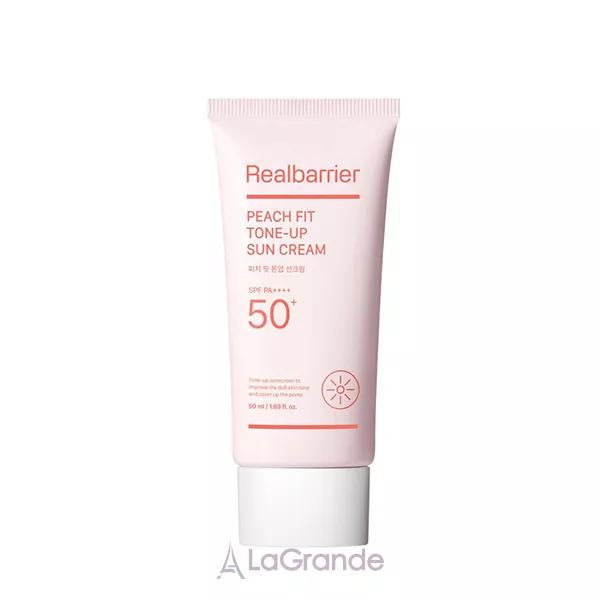 Real Barrier Peach Fit Tone-Up Sun Cream SPF50+ PA++++ ���������� �������������� ���� ��� ���� SPF50+ PA++++