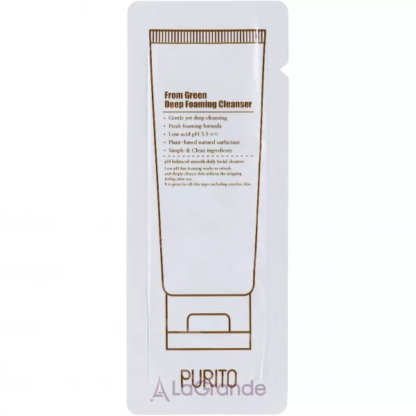 Purito From Green Deep Foaming Cleanser ϳ��� � �������� �� ������� ��� (�������)