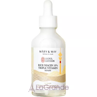 Mary & May Rice Niacin 10% Triple Vitamin Serum Seoul Edition         