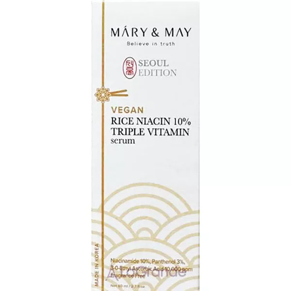 Mary & May Rice Niacin 10% Triple Vitamin Serum Seoul Edition ����������� ��������� ��� ���� � ������������ � ���������� ����
