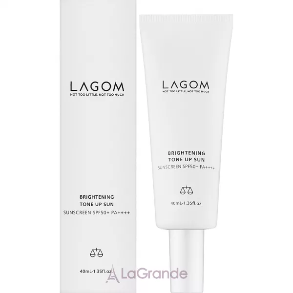 Lagom Brightening Tone Up Sun SPF 50+ PA++++ ������������� ������������� ���� � ������������� �������