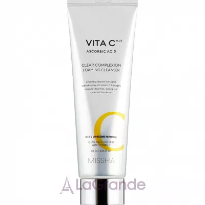 Missha Vita C Plus Clear Complexion Foaming Cleanser    