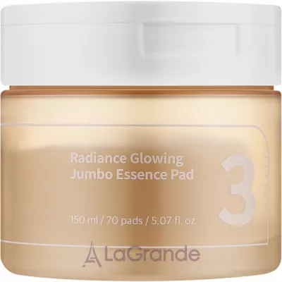 Numbuzin No.3 Radiance Glowing Jumbo Essence Pad -    