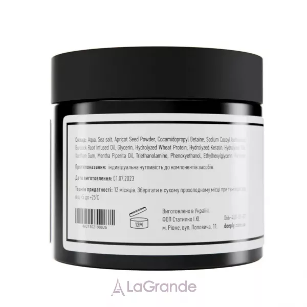Deeply Scalp Scrub With Apricot Kernel �����-����������� ��� ���� ������ � ���������� ��������