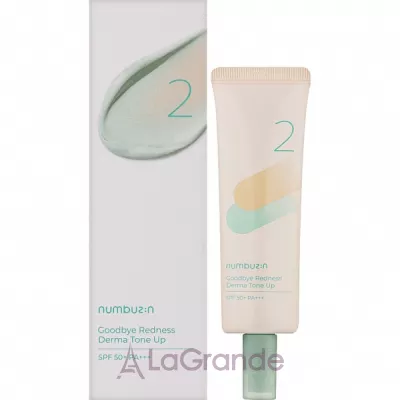 Numbuzin No.2 Goodbye Redness Derma Tone Up SPF50+ PA+++  -   SPF50+ PA+++