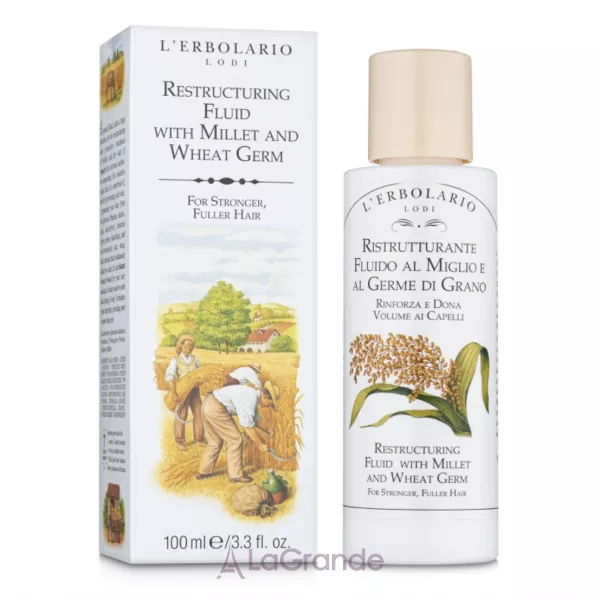 L'Erbolario Restructuring Fluid with Millet and Wheat Germ ����������������� ����� ��� ����� � ������ � �������� �������� �������