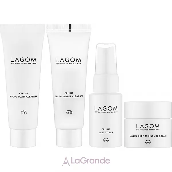 Lagom Travel Kit ����� �������� ��� ���� (gel/30ml + foam/30ml + toner/20ml + cream/10ml + bag)