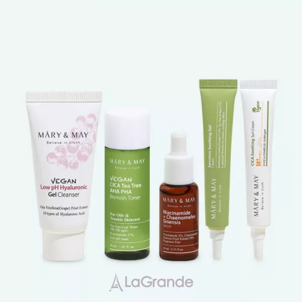 Mary & May Soothing Trouble Care Travel Kit ���� ������� ��� ������� � ��������� ��������
