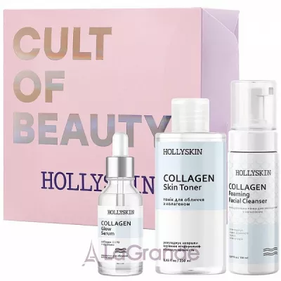 Hollyskin Collagen Basic Care  (foam/150ml + ser/50ml + toner/250ml)