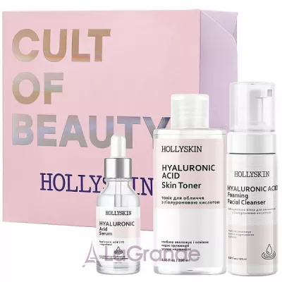 Hollyskin Hyaluronic Acid Basic Care  (foam/150ml + ser/50ml + toner/250ml)