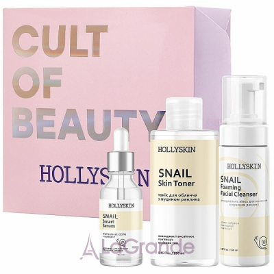 Hollyskin Snail Smart Basic Care  (foam/150ml + ser/50ml + toner/250ml)