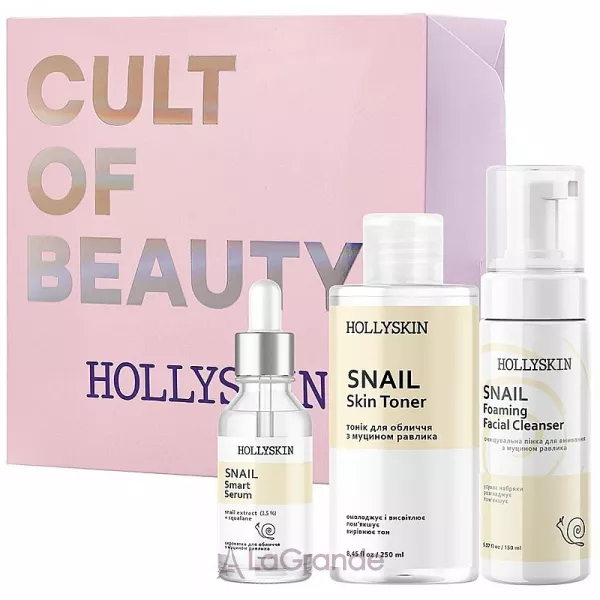 Hollyskin Snail Smart Basic Care ����� (foam/150ml + ser/50ml + toner/250ml)