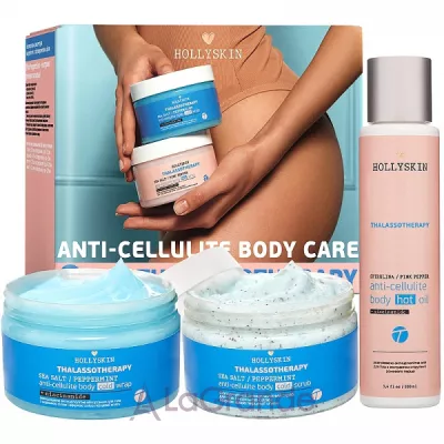 Hollyskin Thalassotherapy  (b/scrub/250ml + b/wrap/250ml + b/oil/100ml)