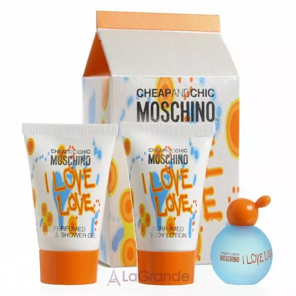 Moschino Cheap and Chic I Love Love ���� (�������� ���� 5 �� + ���� ��� ���� 25 �� + ������� ��� ��� 25 ��)