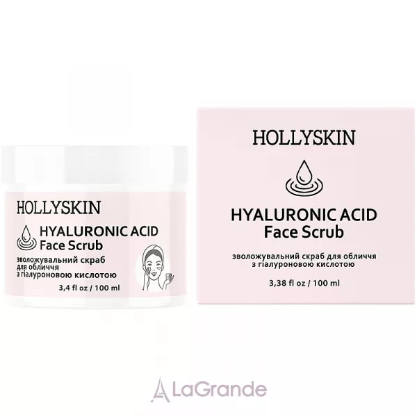Hollyskin Hyaluronic Acid Face Scrub ����� ��� ���� � ������������ ��������