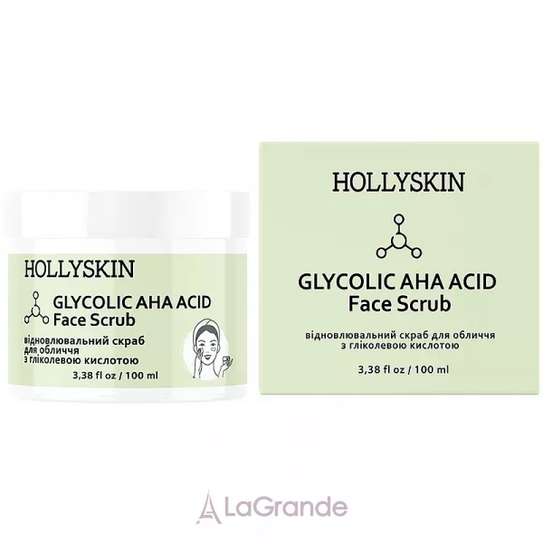 Hollyskin Glycolic AHA Acid Face Scrub ����� ��� ������� � ��������� ��������