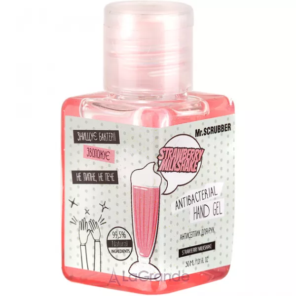 Mr.Scrubber Antibacterial Hand Gel Strawberry Milkshake ���������� ��� ��� 