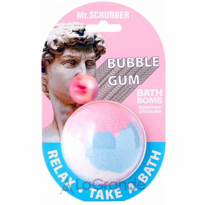 Mr.Scrubber Bubble Gum Bath Bomb    