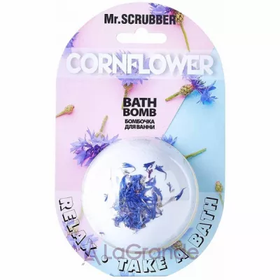 Mr.Scrubber Cornflower Bath Bomb    