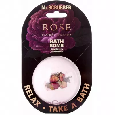 Mr.Scrubber Rose Floral Dreams Bath Bomb    