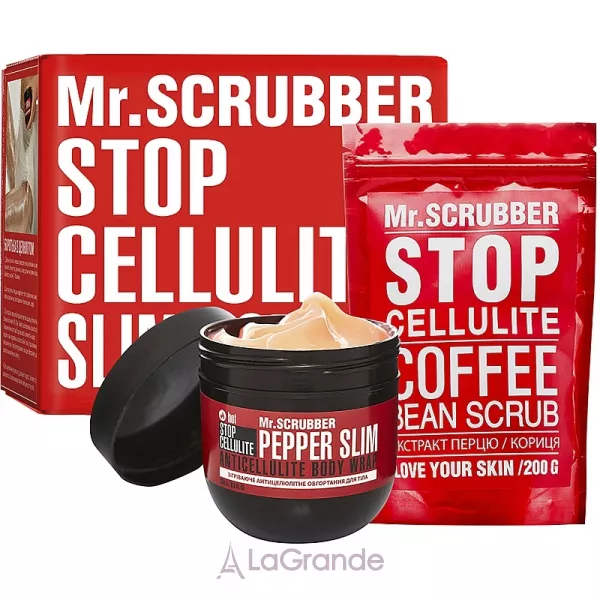 Mr.Scrubber Stop Cellulite Hot Pepper Slim ����� (cr/250g + scrub/200g)