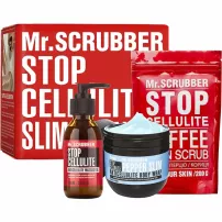 Mr.Scrubber Stop Cellulite Cold ����� (oil/100ml + cr/cold/250g + scrub/200g)