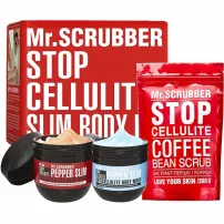 Mr.Scrubber Stop Cellulite Hot & Cold + Scrub ����� (cr/2x250g + scrub/200g)