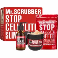 Mr.Scrubber Stop Cellulite Body ����� "�������� � ���� ������ � Mr.Scrubber" (oil/100ml + cr/hot/250g + scrub/200g)