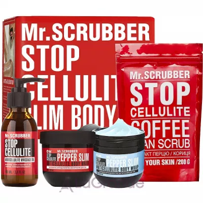 Mr.Scrubber Slim&Elastic Body  (oil/100ml + cr/2x250g + scrub/200g)