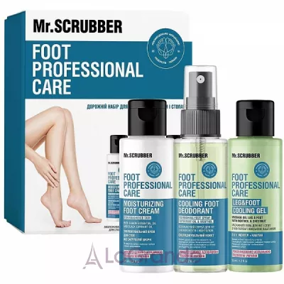 Mr.Scrubber Foot Professional Care         (spray/35ml + gel/35ml + cr/35ml)