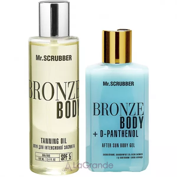 Mr.Scrubber Bronze Body Gentle Sun ����� ��� ����������� ������ (oil/100ml + gel/100ml)