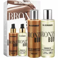 Mr.Scrubber Bronze Body Sun Shine ���� ��� ���������� ������� (oil/100ml + shimmering/oil/100ml)