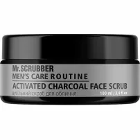 Mr.Scrubber Men`s Care Routine Activated Charcoal Face Scrub �������� ����� ��� ����