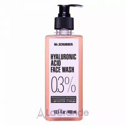 Mr.Scrubber Hyaluronic acid face wash 0,3%      