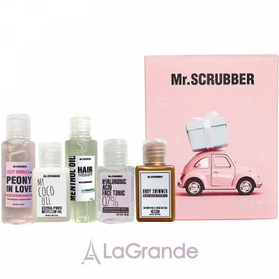 Mr.Scrubber Travel Box  (oil/30ml + shm/35ml + sh/gel/35ml + b/shimmer/30ml + tonic/30ml)