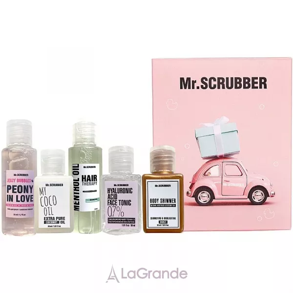 Mr.Scrubber Travel Box ����� (oil/30ml + shm/35ml + sh/gel/35ml + b/shimmer/30ml + tonic/30ml)