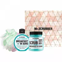 Mr.Scrubber "Breakfast in Soho" ����� "Breakfast in Soho" (body/scr/300 g + sh/gel/300 ml + sh/sponge)