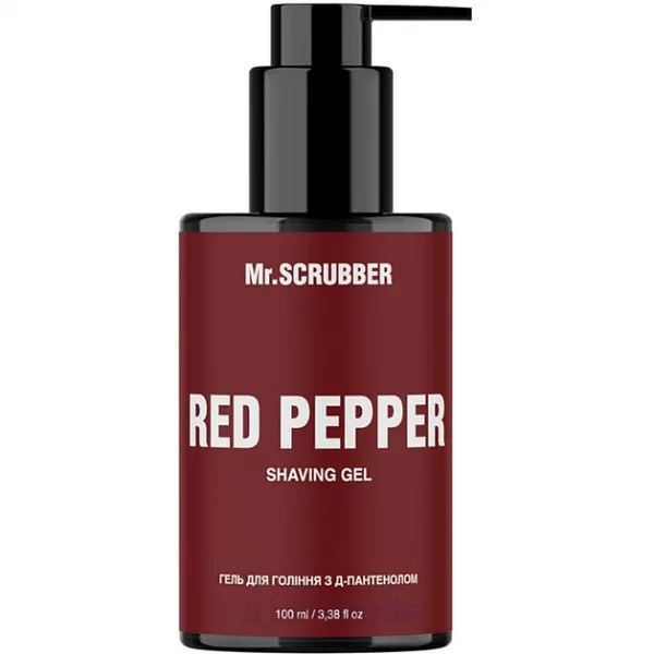 Mr.Scrubber Red Pepper Shaving Gel ���� ��� ������ � �-���������� 