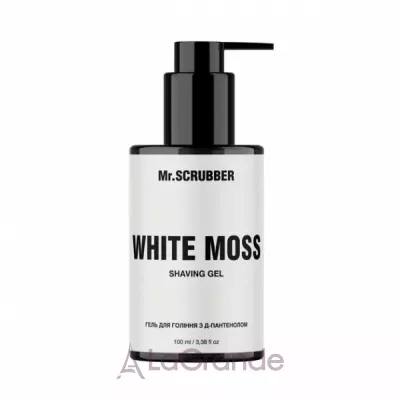 Mr.Scrubber White Moss Shaving Gel     - 