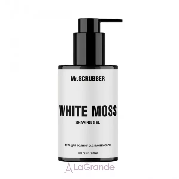 Mr.Scrubber White Moss Shaving Gel ���� ��� ������ � �-���������� 