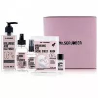 Mr.Scrubber Hyaluronic Acid ���� "Hyaluronic Acid" (gel/400 ml + tonic/30 ml + spray/150 ml + serum/30 ml + sh/mask/15 ml)