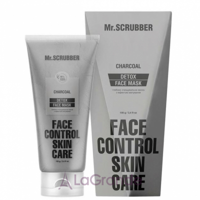 Mr.Scrubber Face Control Skin Care Detox Charcoal Face Mask      