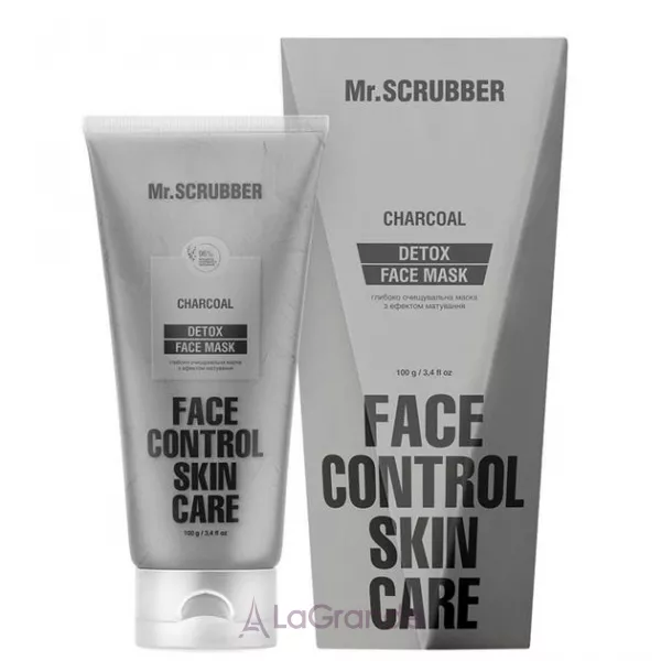 Mr.Scrubber Face Control Skin Care Detox Charcoal Face Mask ������� ��������� ����� �� �������� �����������