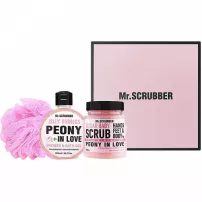 Mr.Scrubber "Peony in Love" ����� "Peony in Love" (body/scr/300 g + sh/gel/300 ml + sh/sponge)