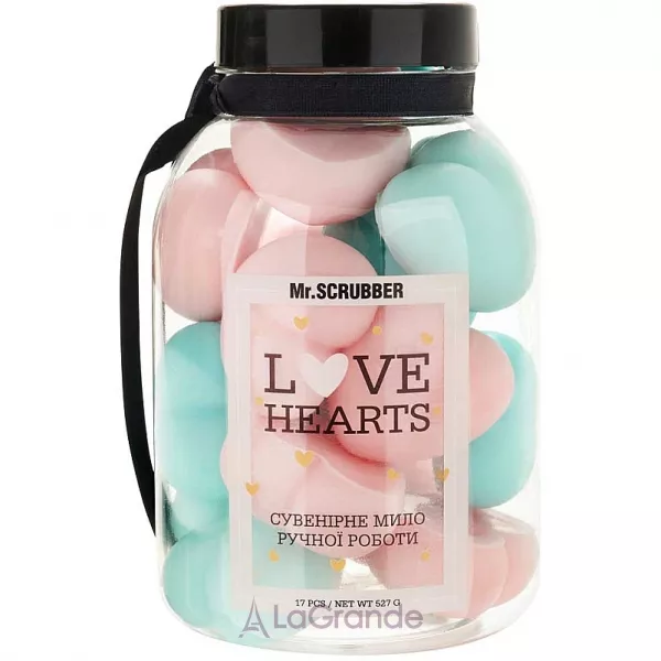 Mr.Scrubber Hand Made Soap Love Hearts ��������������� ���� ������ ������ 