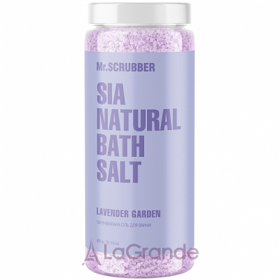 Mr.Scrubber Lavender Garden Sia Natural Bath Salt     