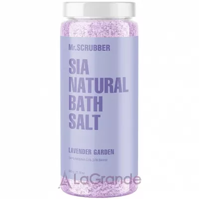 Mr.Scrubber Lavender Garden Sia Natural Bath Salt     