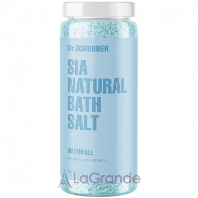 Mr.Scrubber Waterfall Sia Natural Bath Salt     